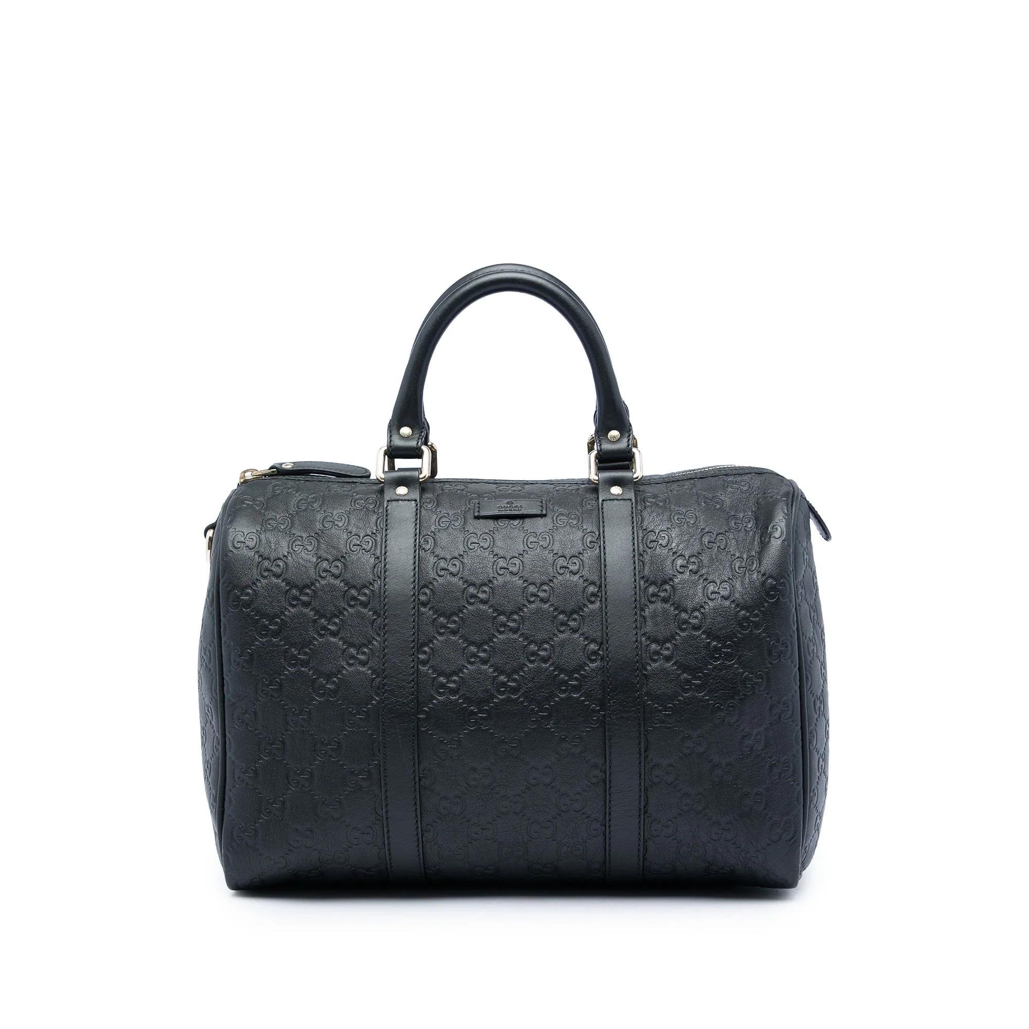 Boston leather bag