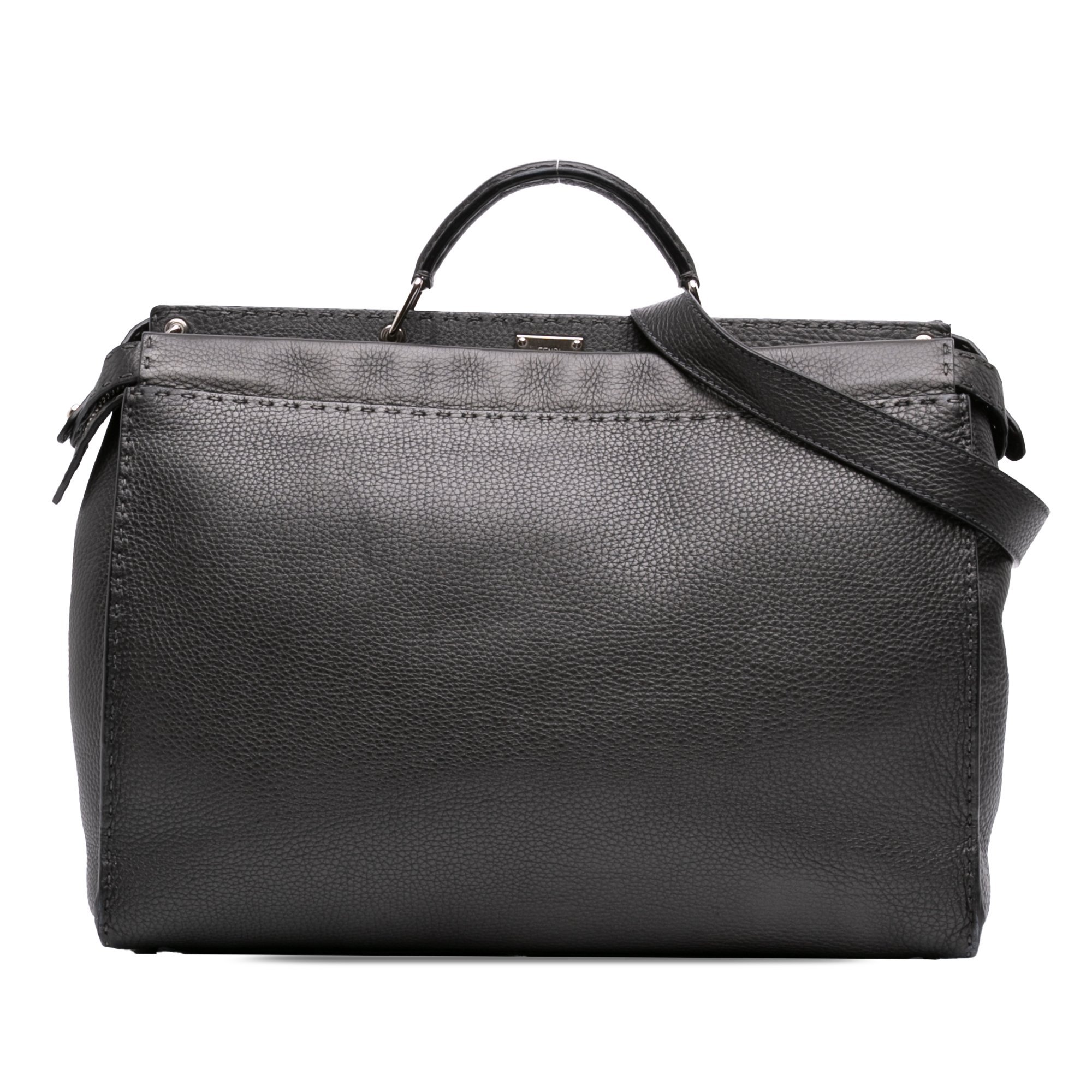 Peekaboo leather handbag