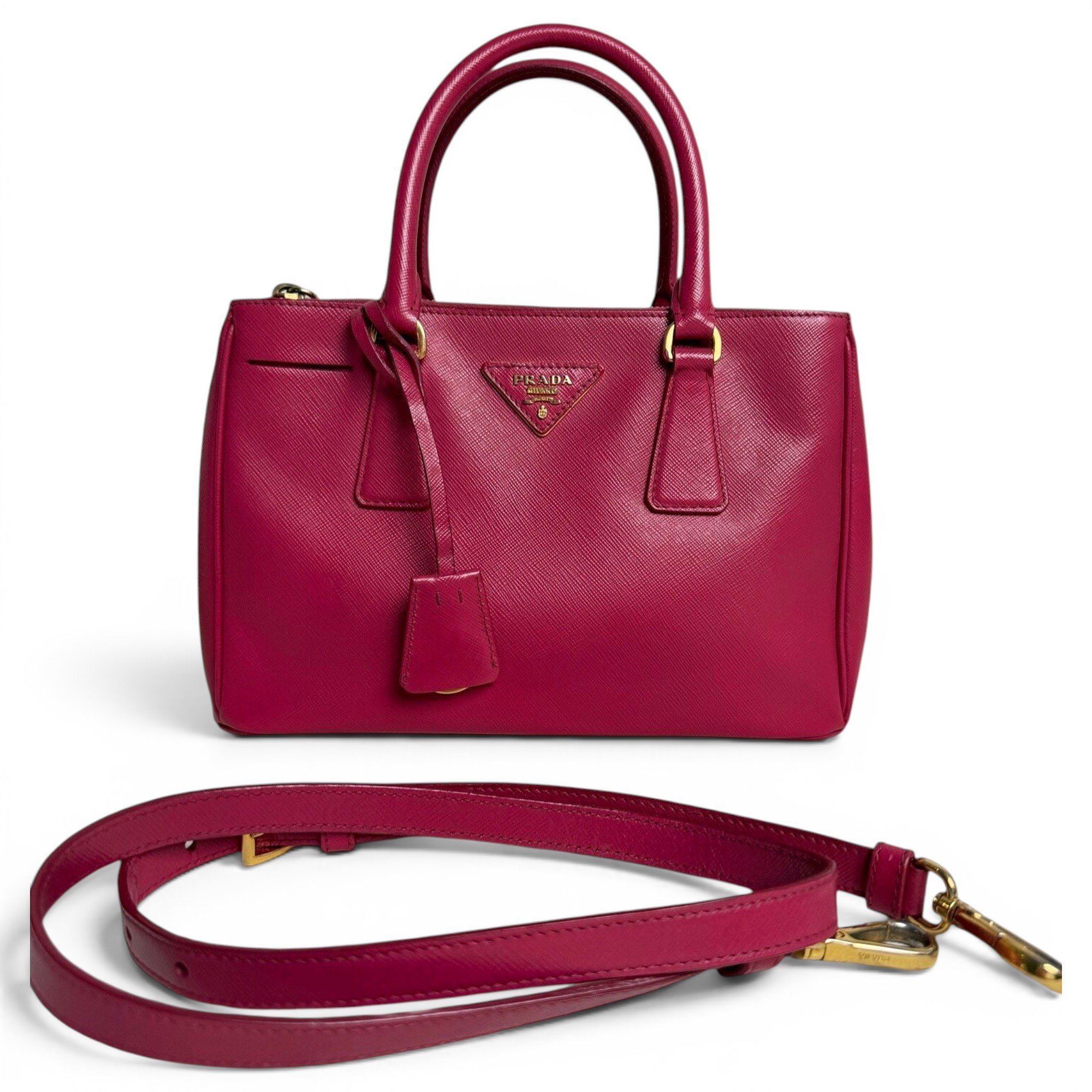 Galleria leather handbag
