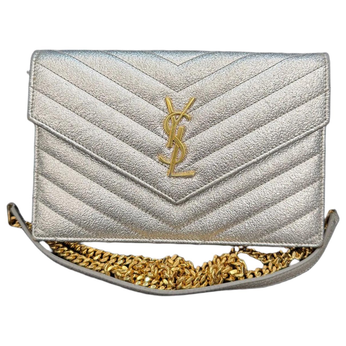 Envelope leather handbag