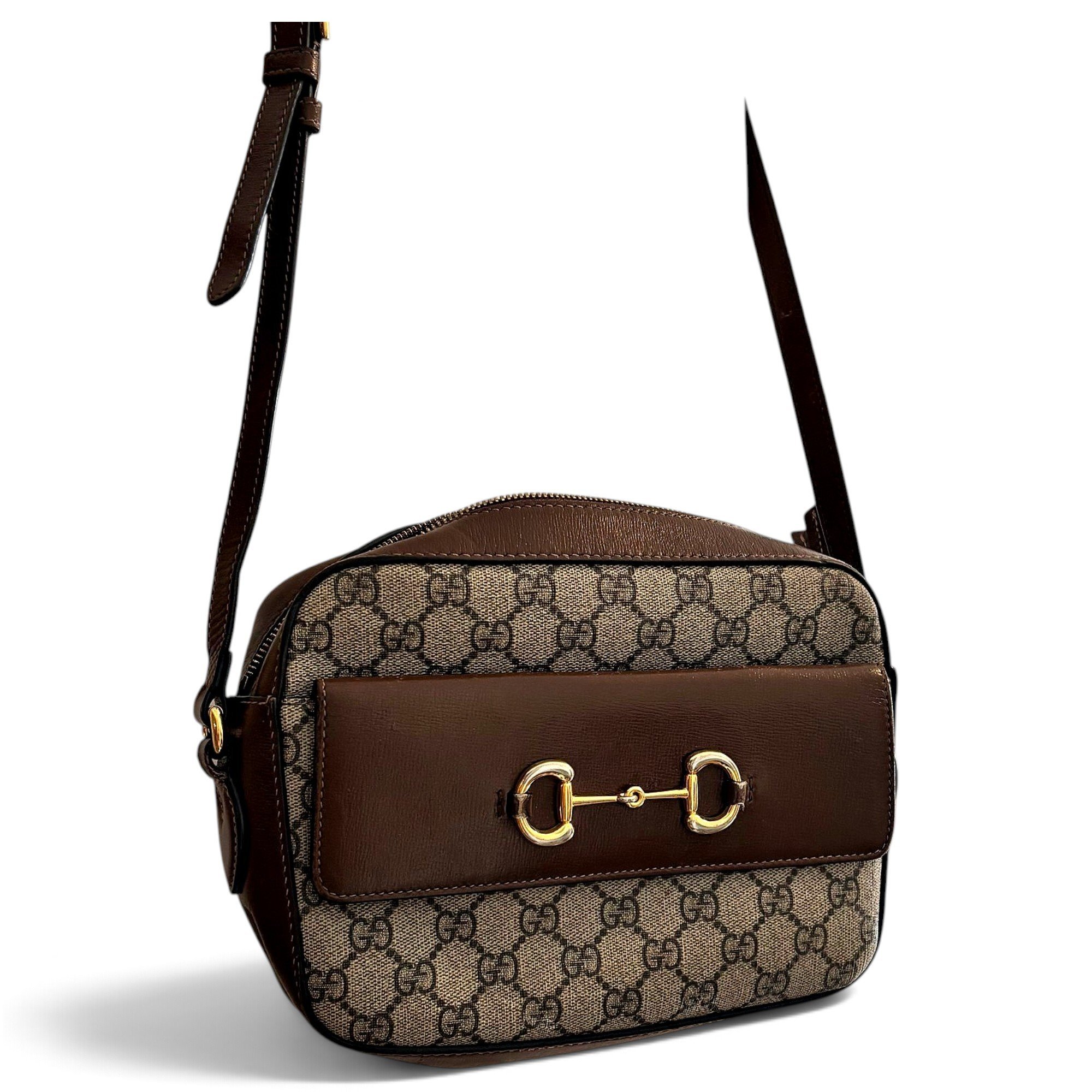 Horsebit 1955 leather crossbody bag