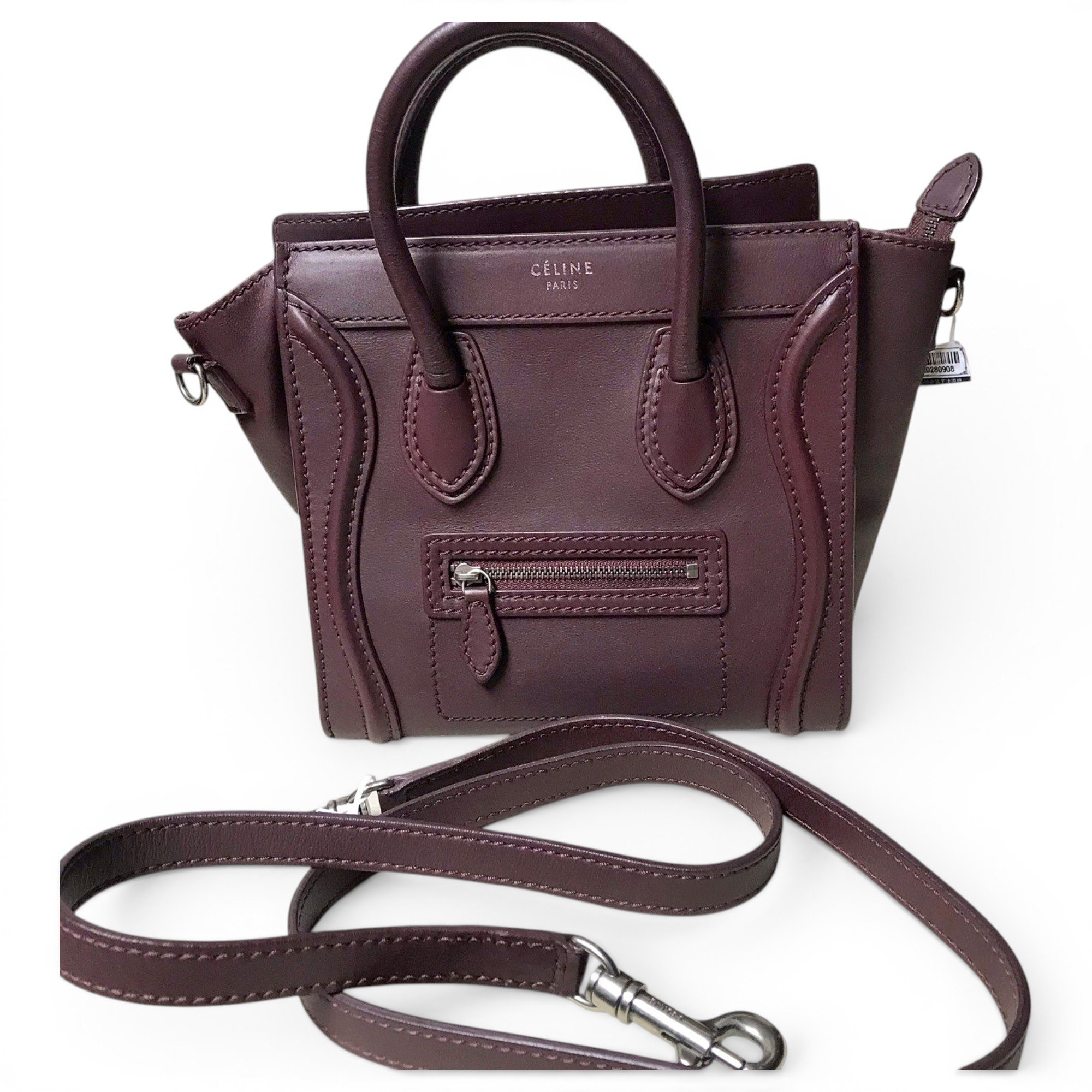 Nano Luggage leather handbag