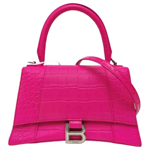 Balenciaga Hourglass leather handbag