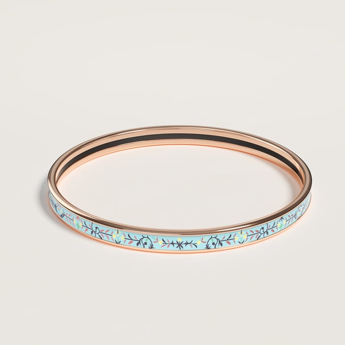 Aurore Bleu Etriers Bangle