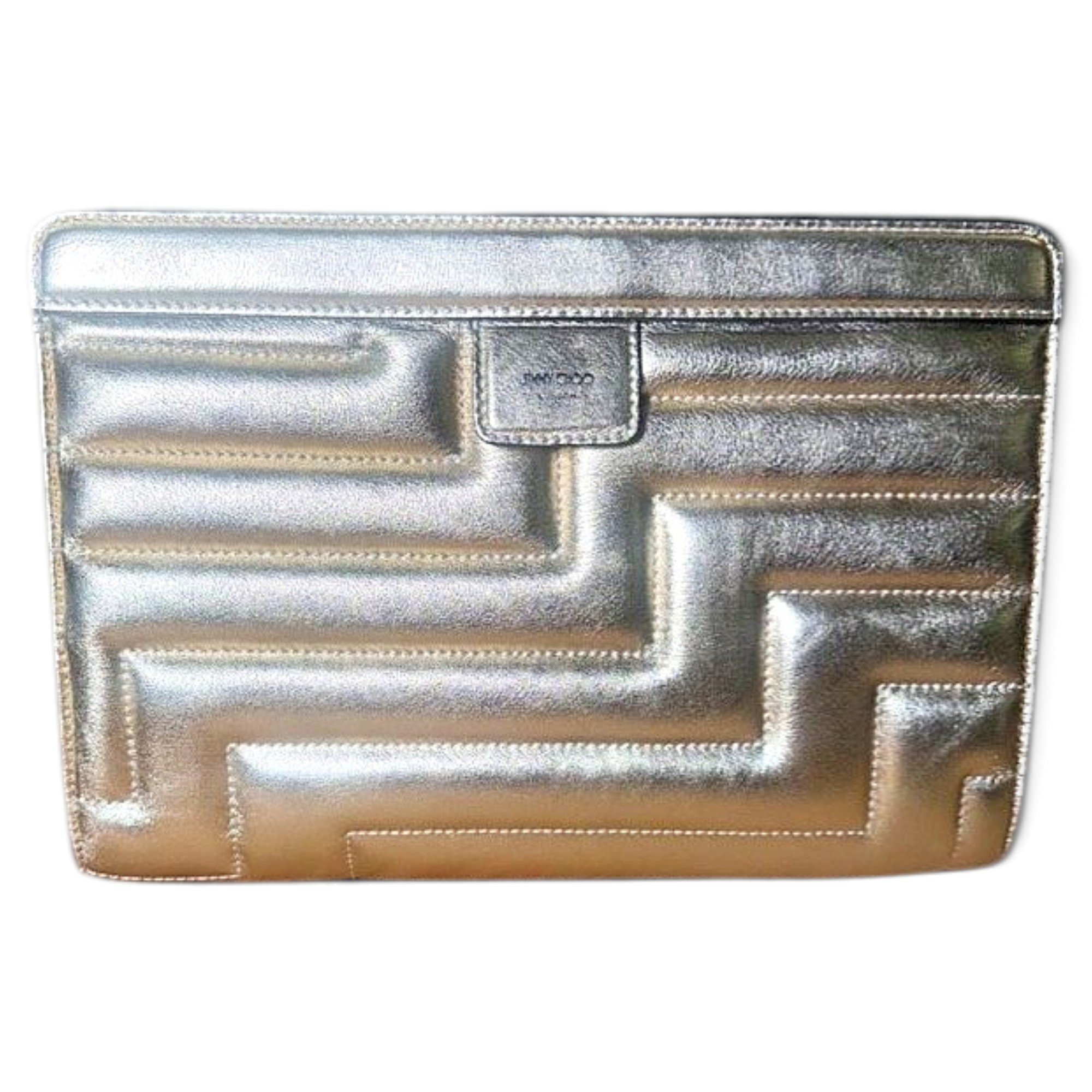 Leather clutch bag
