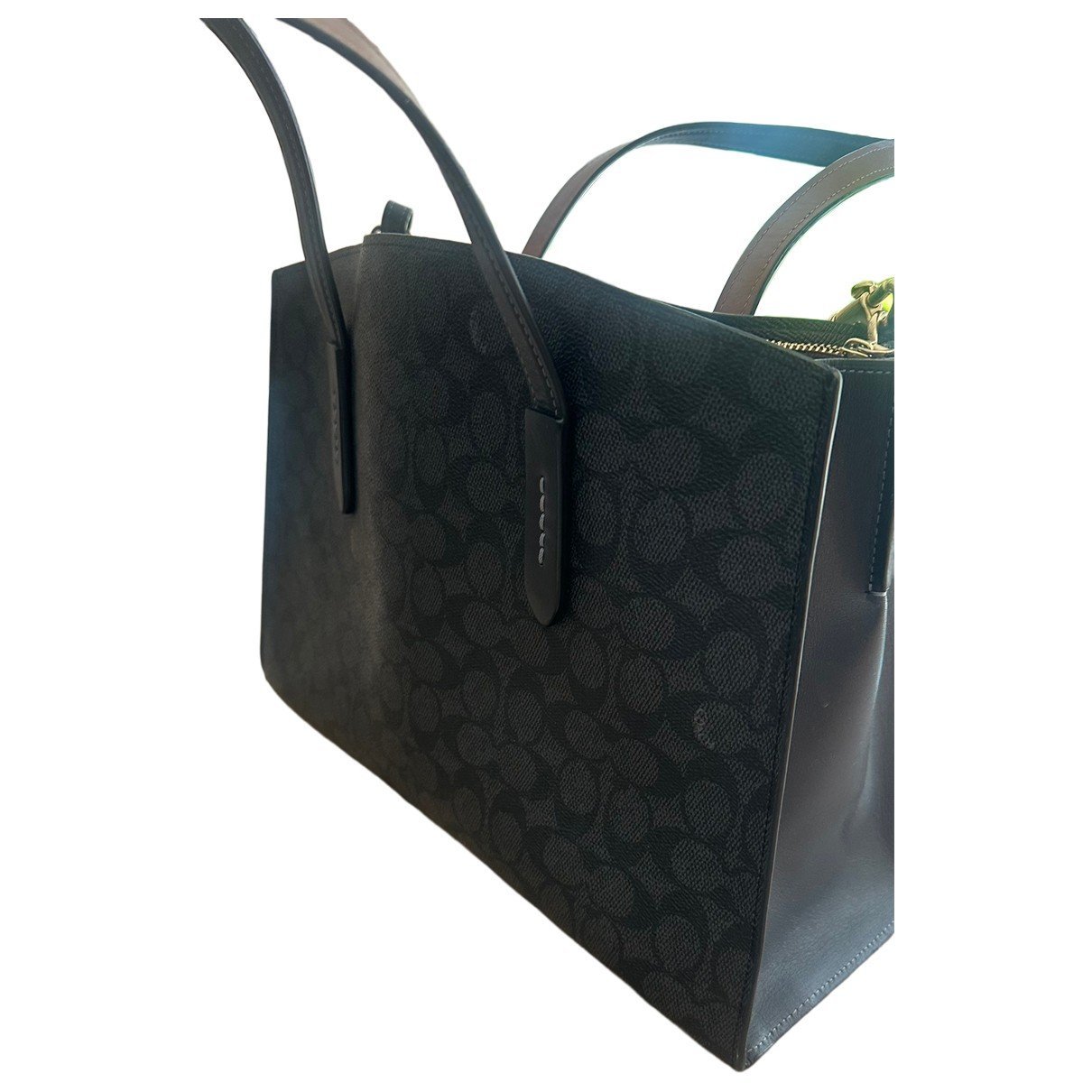 Leather tote
