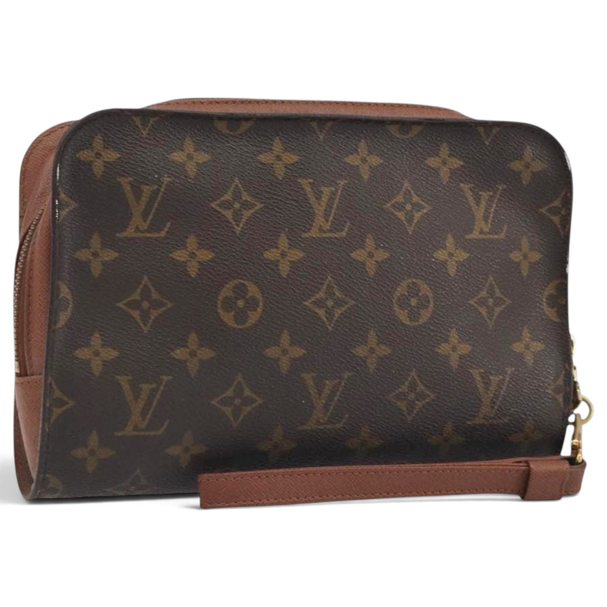 Orsay leather clutch bag
