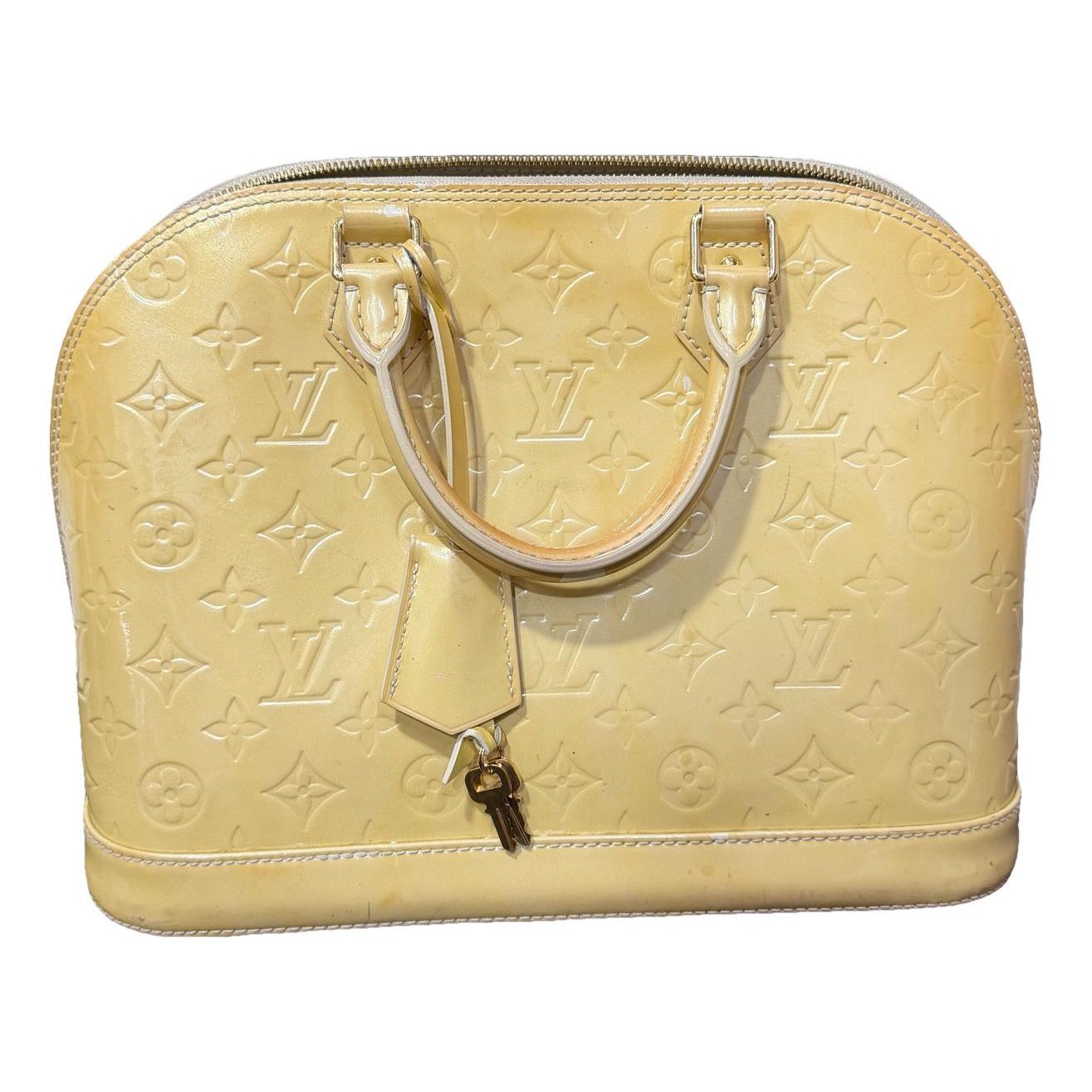 Alma BB patent leather handbag