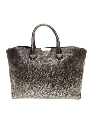 Leather Top Handle Bag