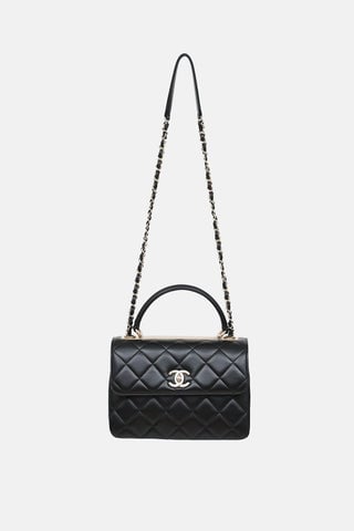 Small Trendy CC Quilted Flap Bag