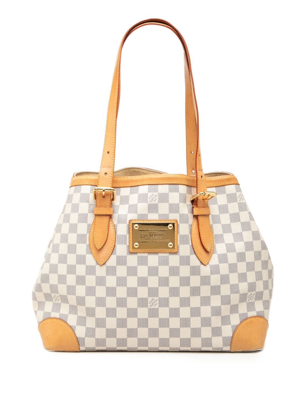 2008 Damier Azur Hampstead MM tote bag
