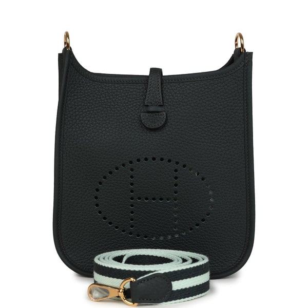Hermes Hermes Evelyne TPM Vert Fonce Clemence Gold Hardware