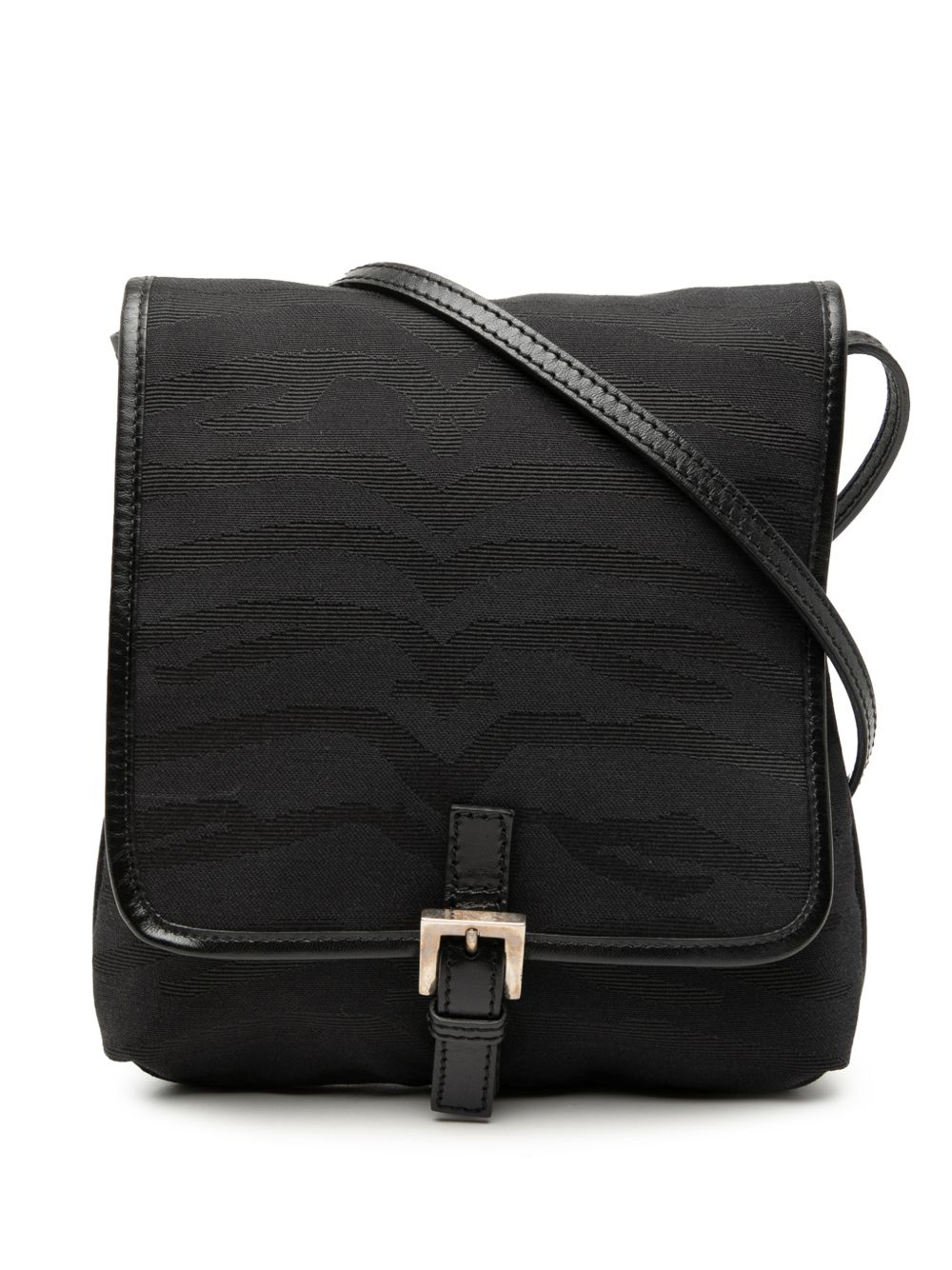 2000-2010 Zebra Printed Canvas crossbody bag