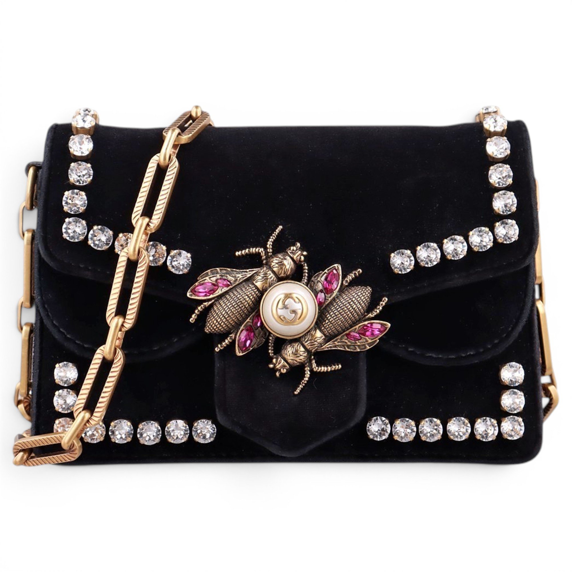 Broadway velvet handbag