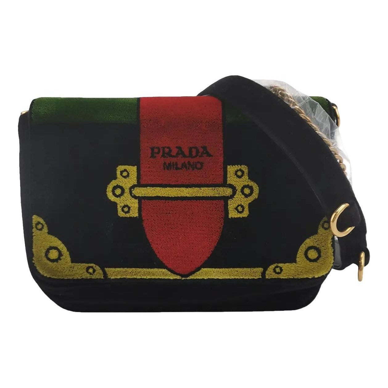 Velvet crossbody bag