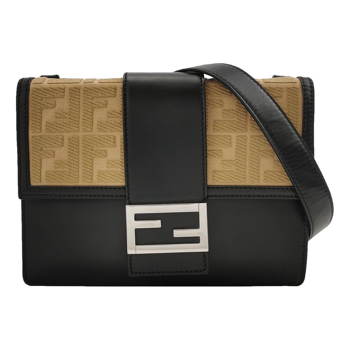 Baguette leather handbag