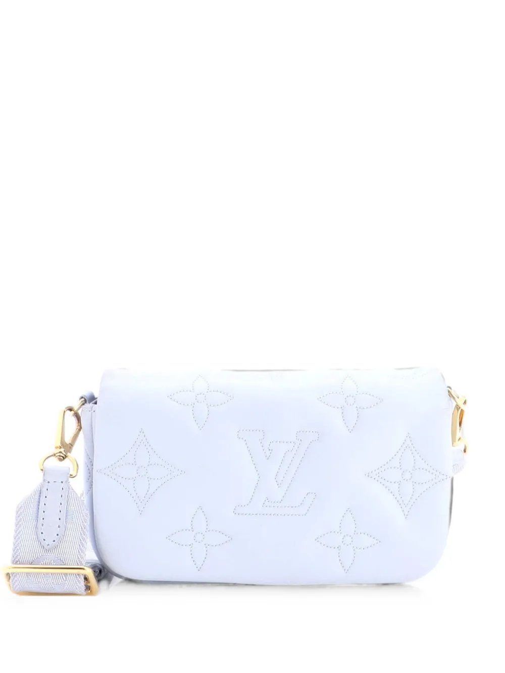 Wallet on Strap Bubblegram Leather crossbody bag