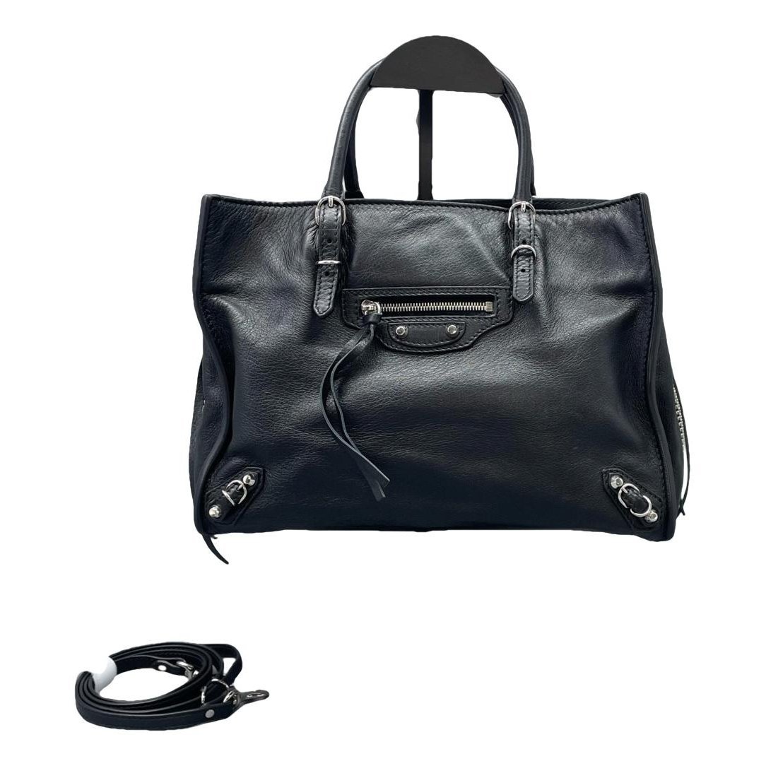 Papier leather crossbody bag
