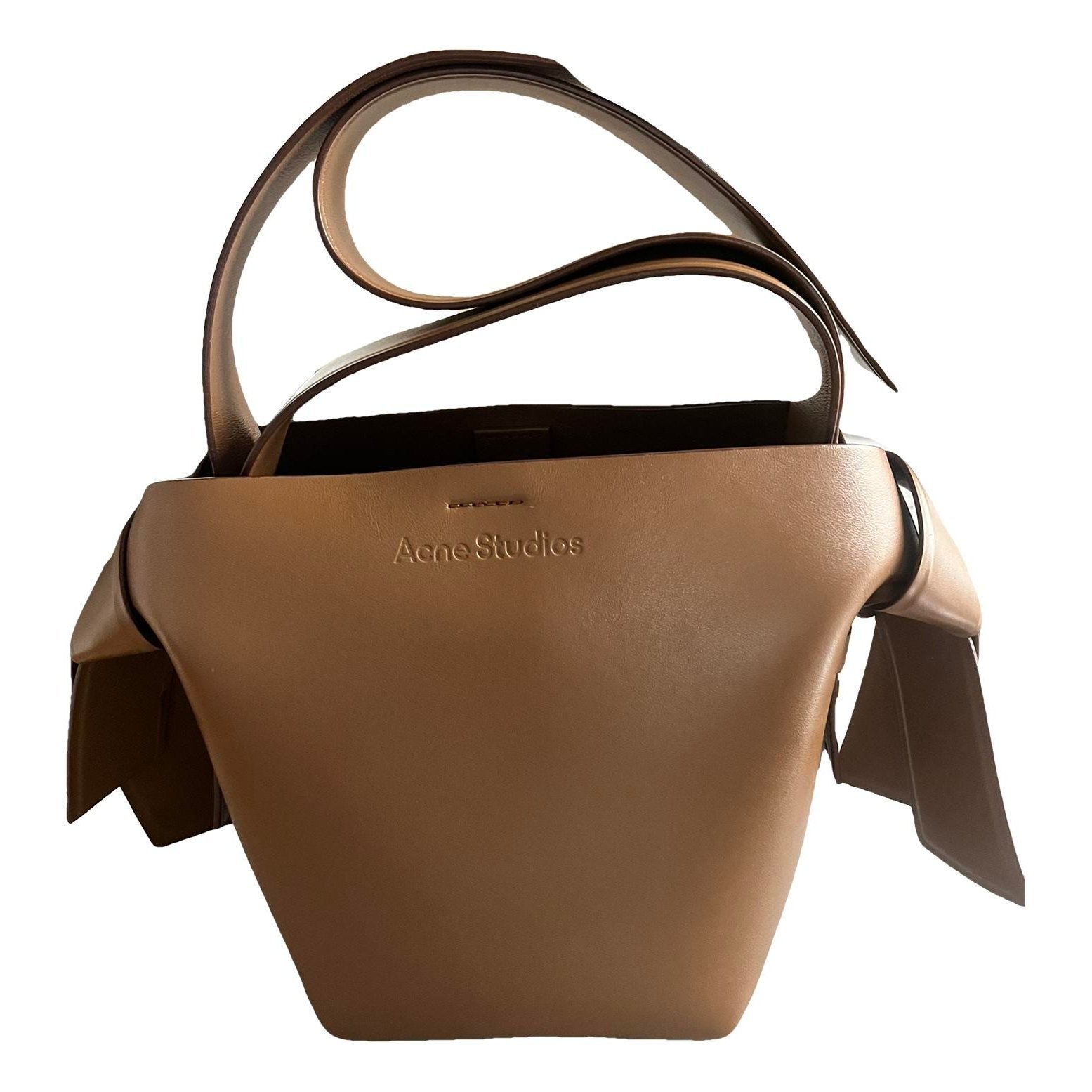 Musubi leather handbag