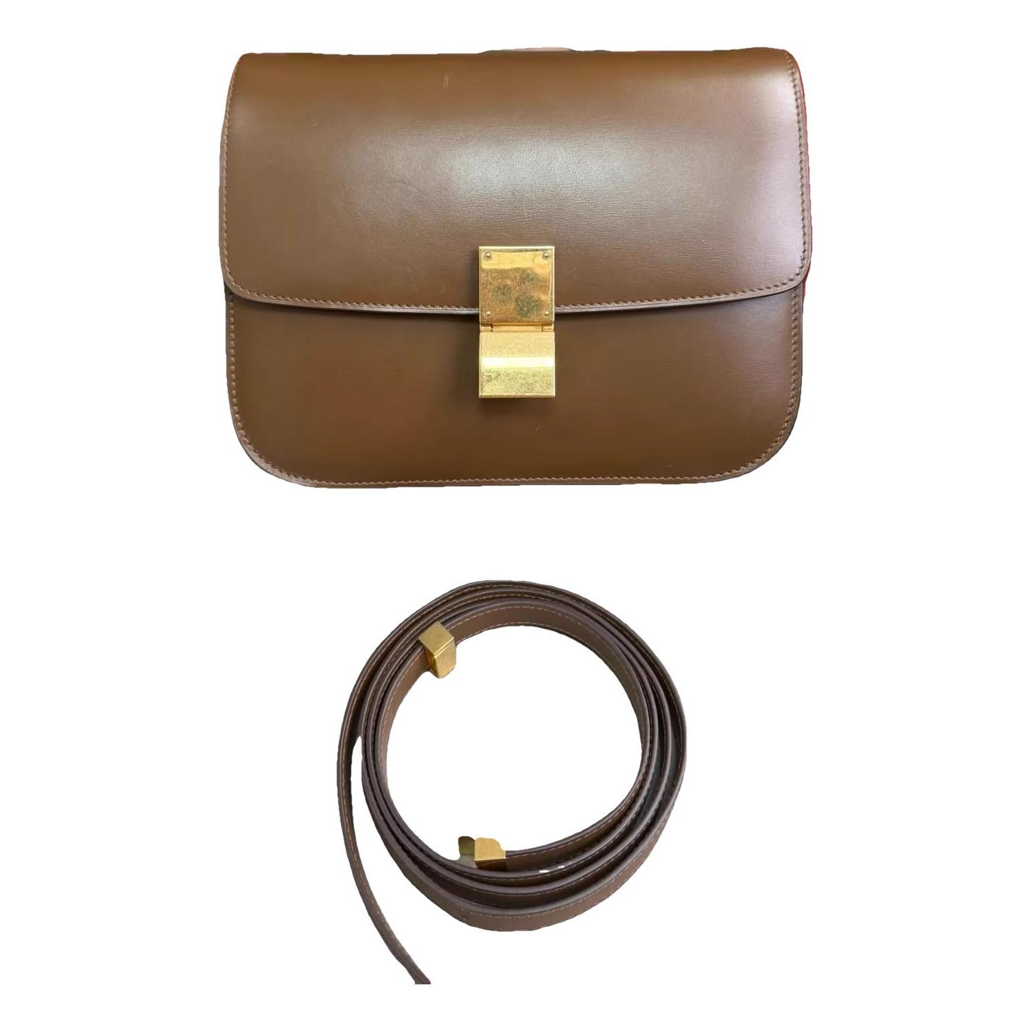 Classic leather handbag