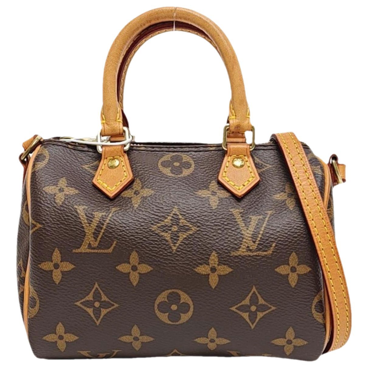 Nano Speedy / Mini HL leather handbag