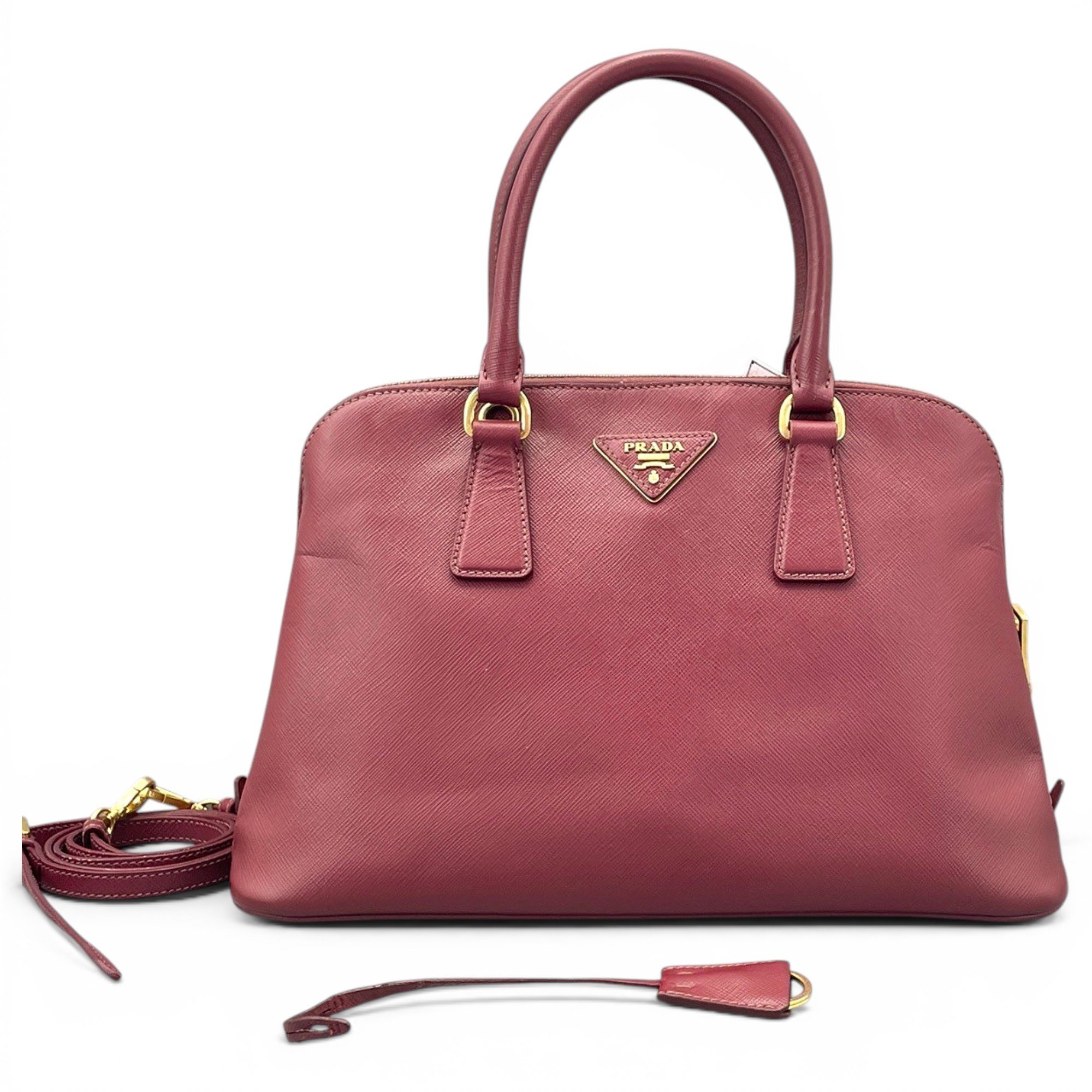 Promenade leather handbag