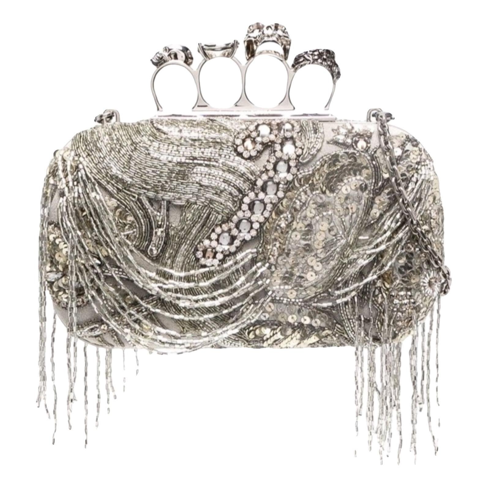Alexander McQueen Leather clutch bag