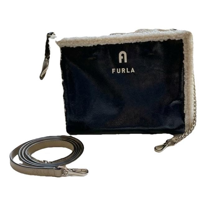 Patent leather tote