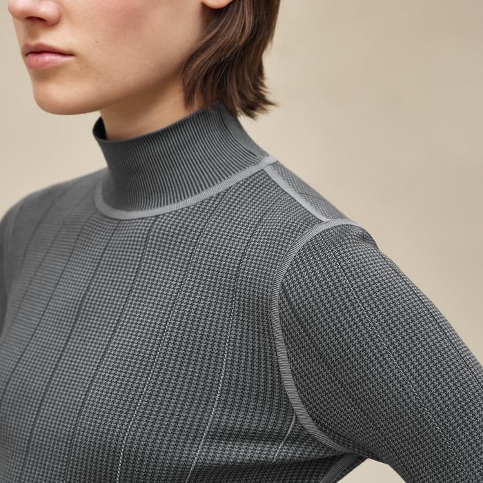 Gris Tempérance Long-sleeve Sweater