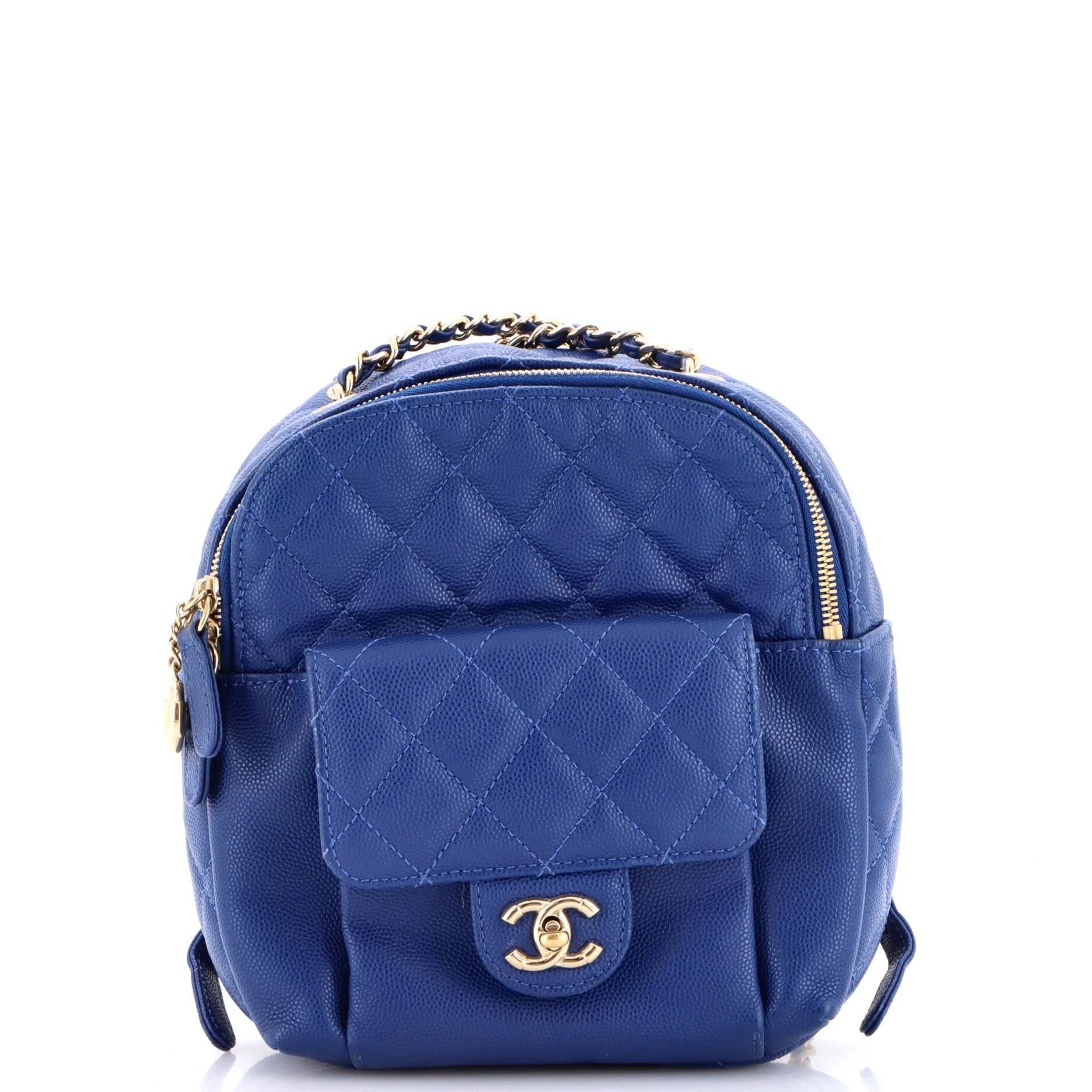 Leather backpack