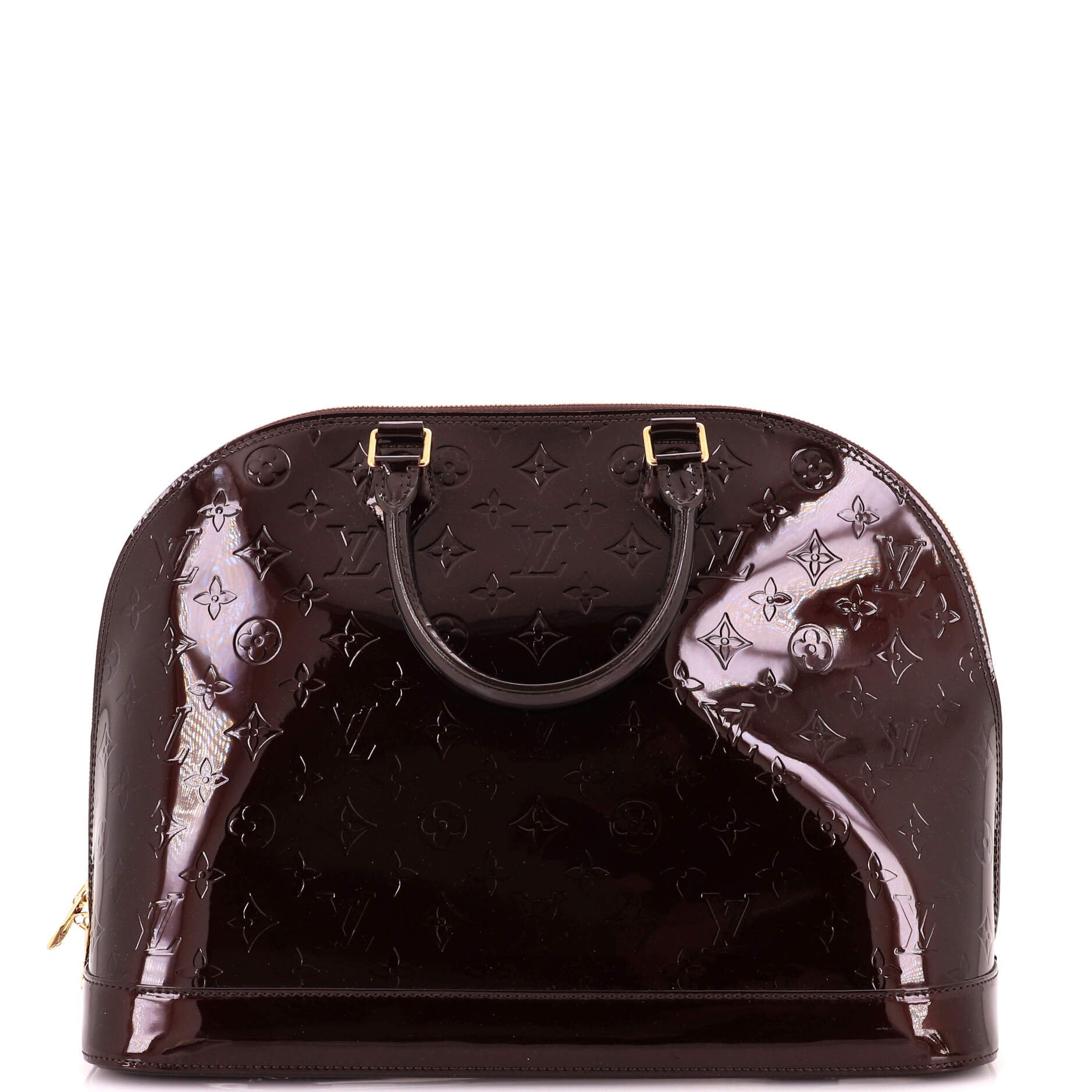 Alma Handbag Monogram Vernis GM