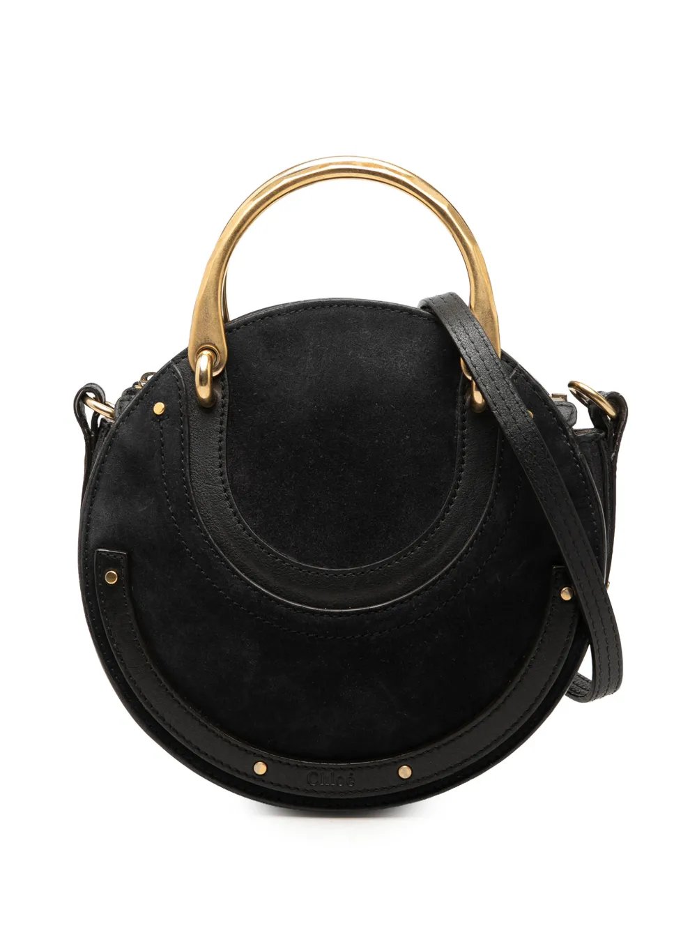 2017 Small Suede and Calfskin Pixie satchel