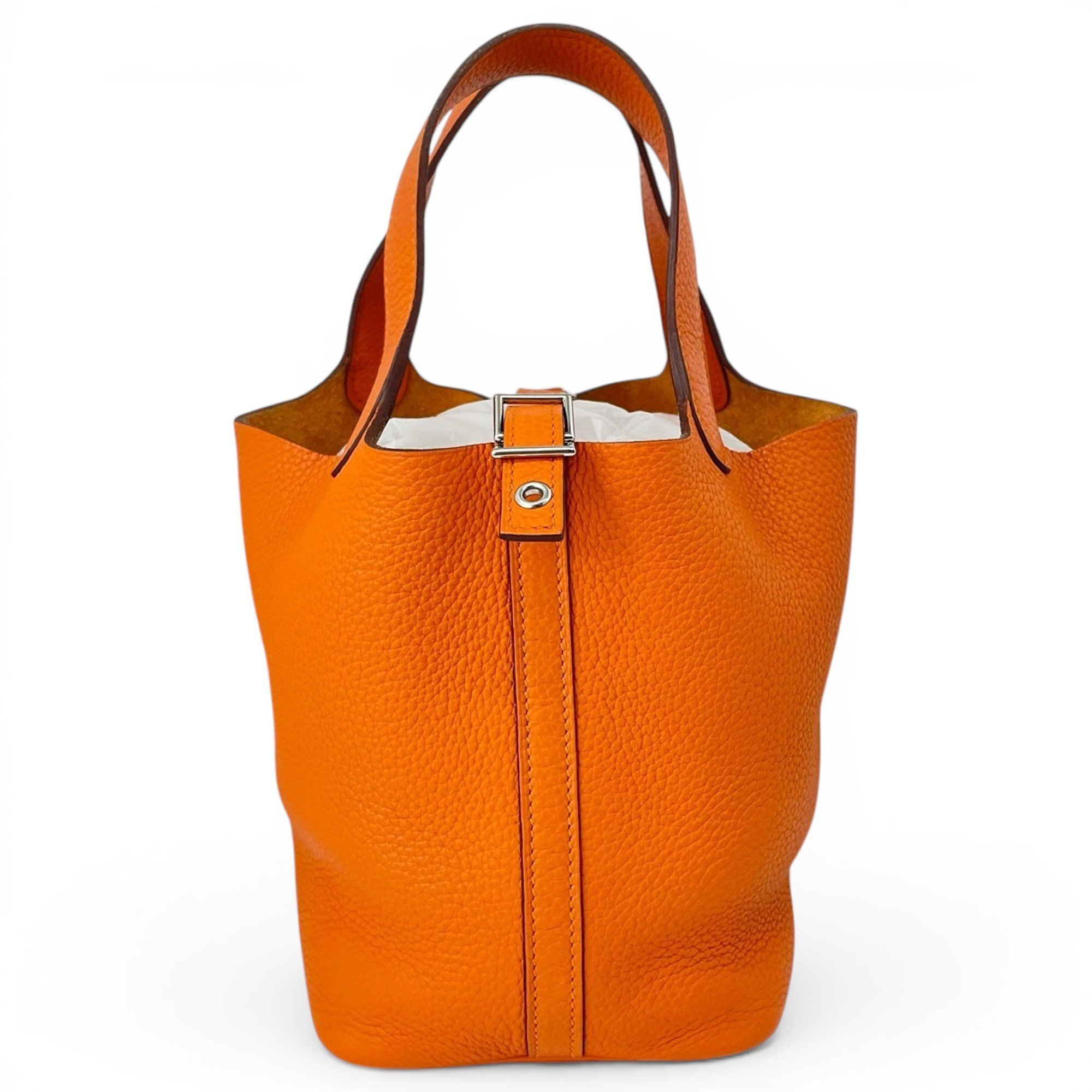Picotin leather handbag