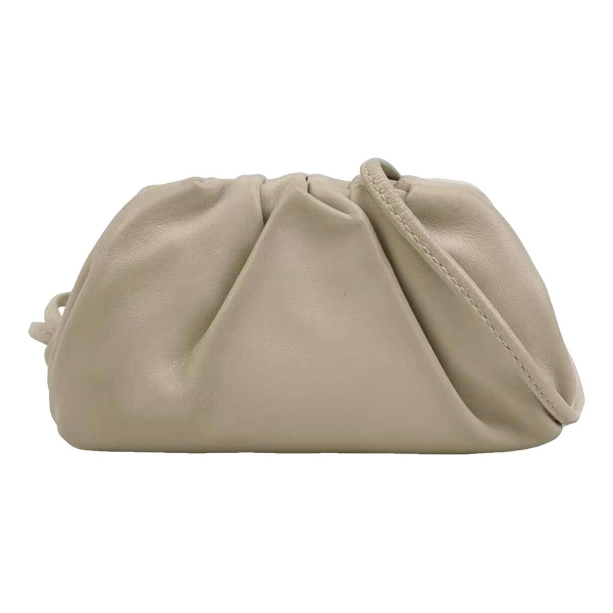 Pouch leather handbag