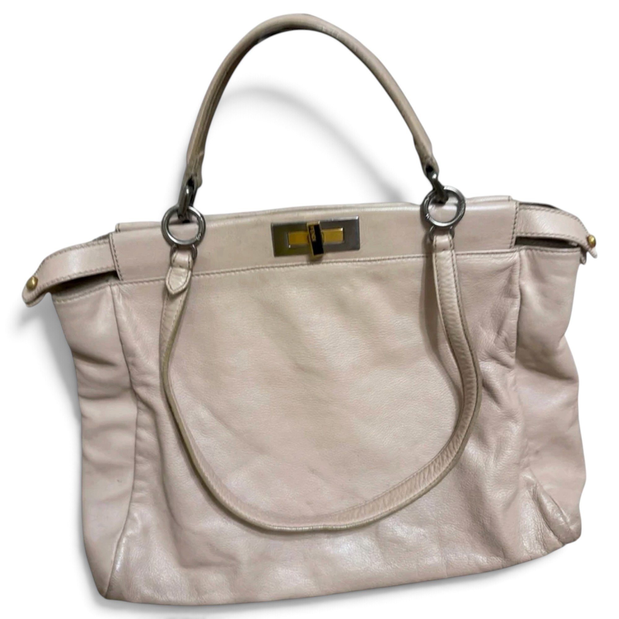 Fendi Peekaboo leather handbag
