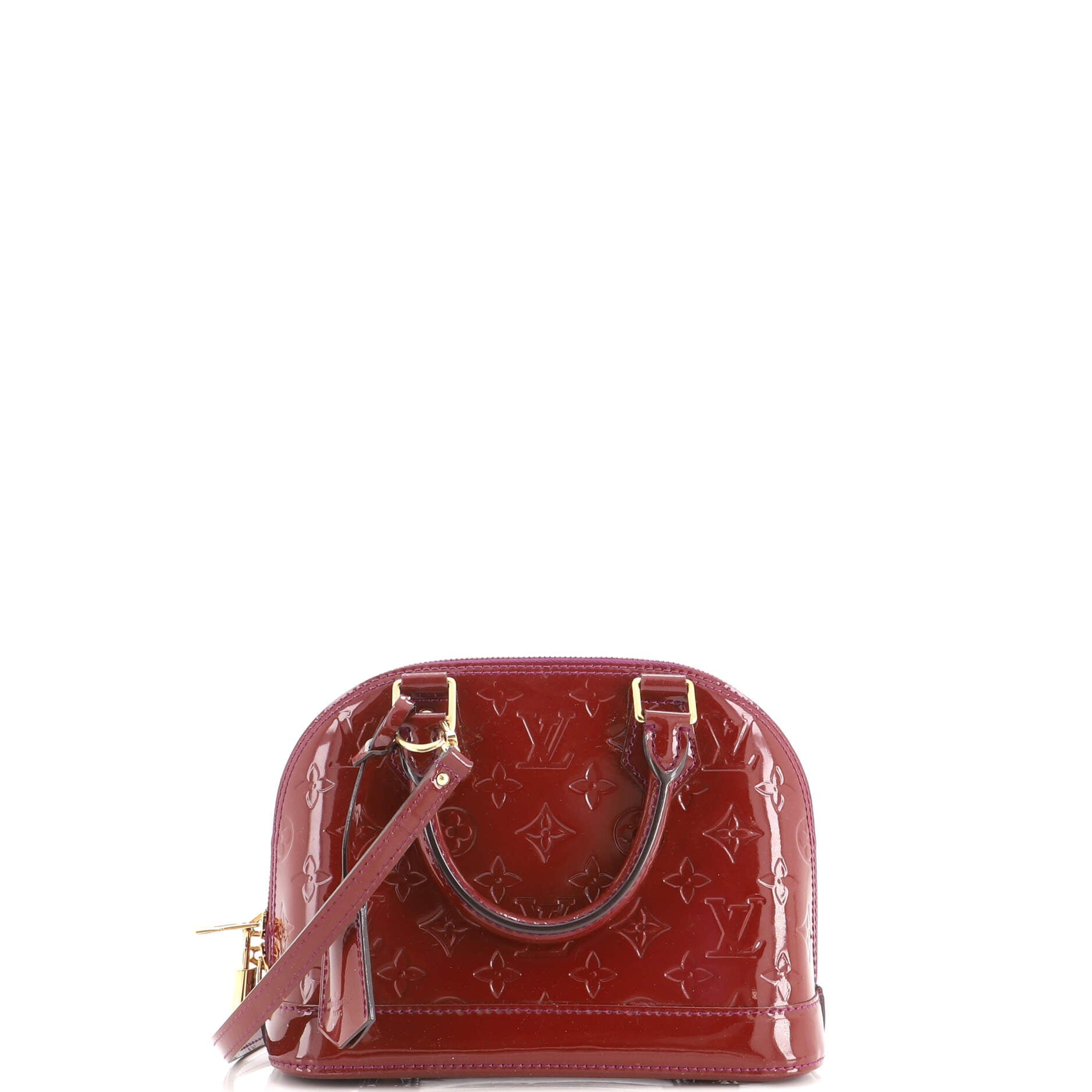 Alma Handbag Monogram Vernis BB