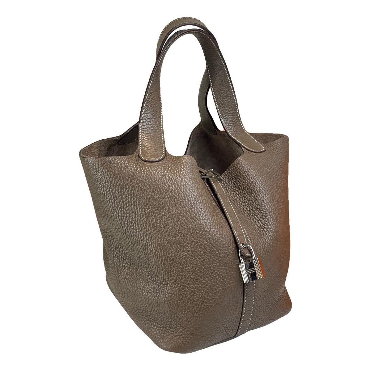 Picotin leather handbag