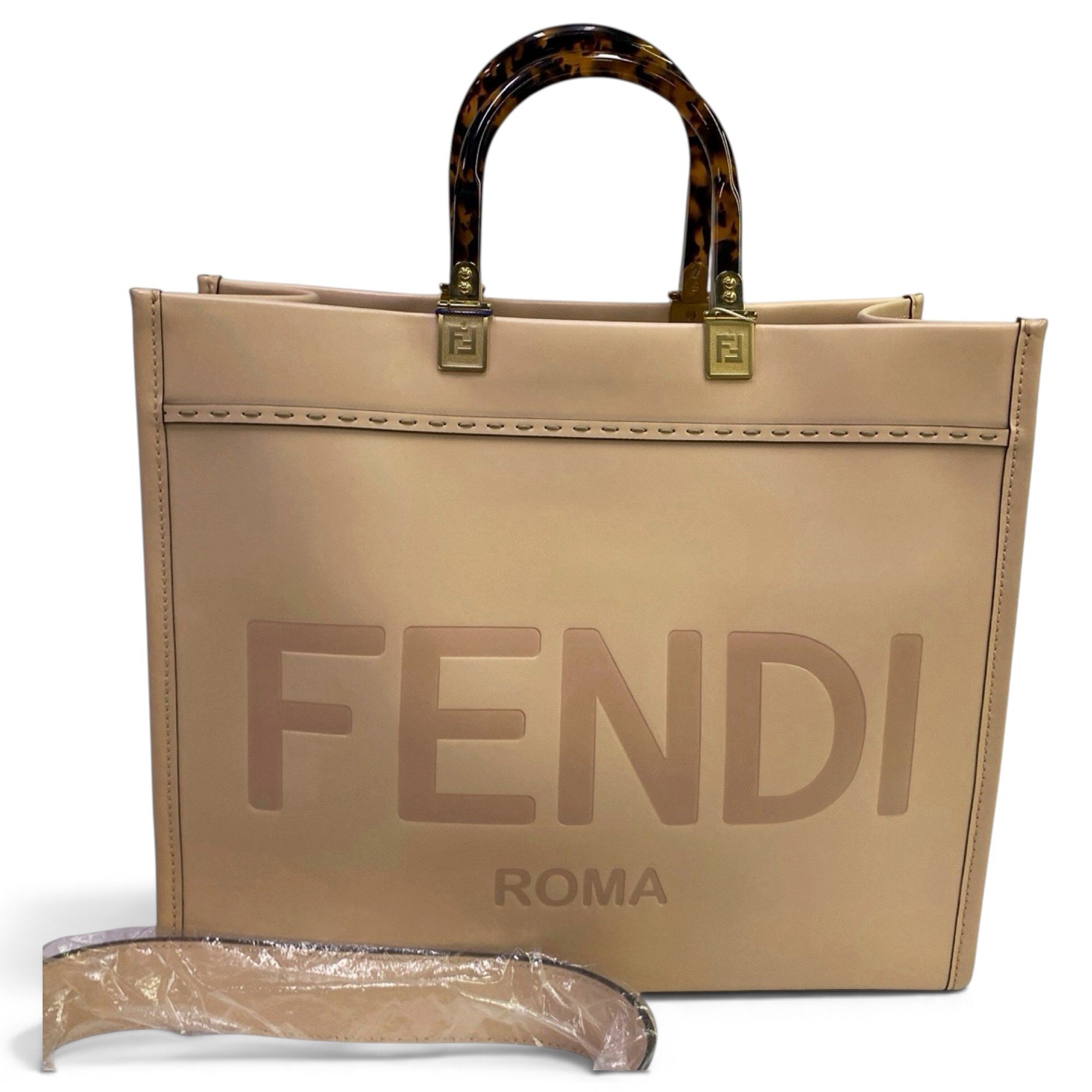 Sunshine leather tote