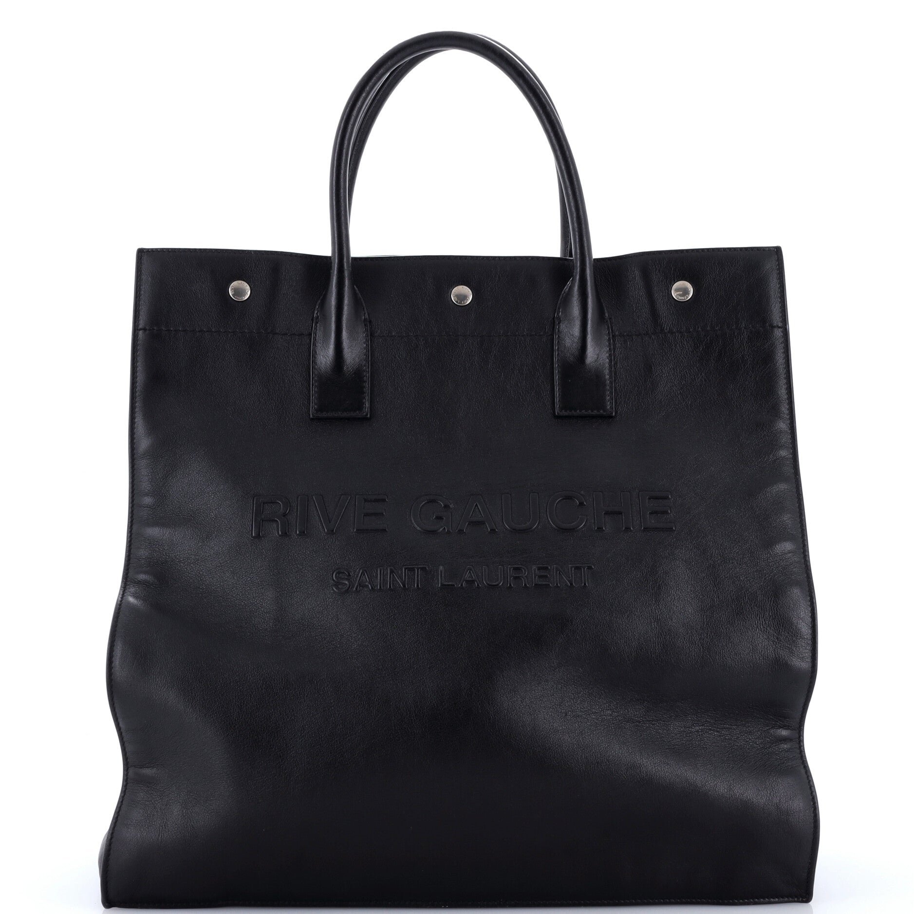 Rive Gauche Shopper Tote Leather Tall