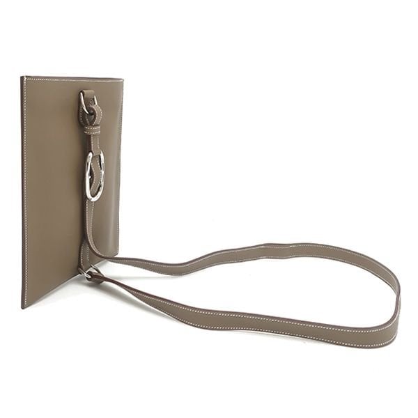 Hermes Etoupe Swift Leather Handbag