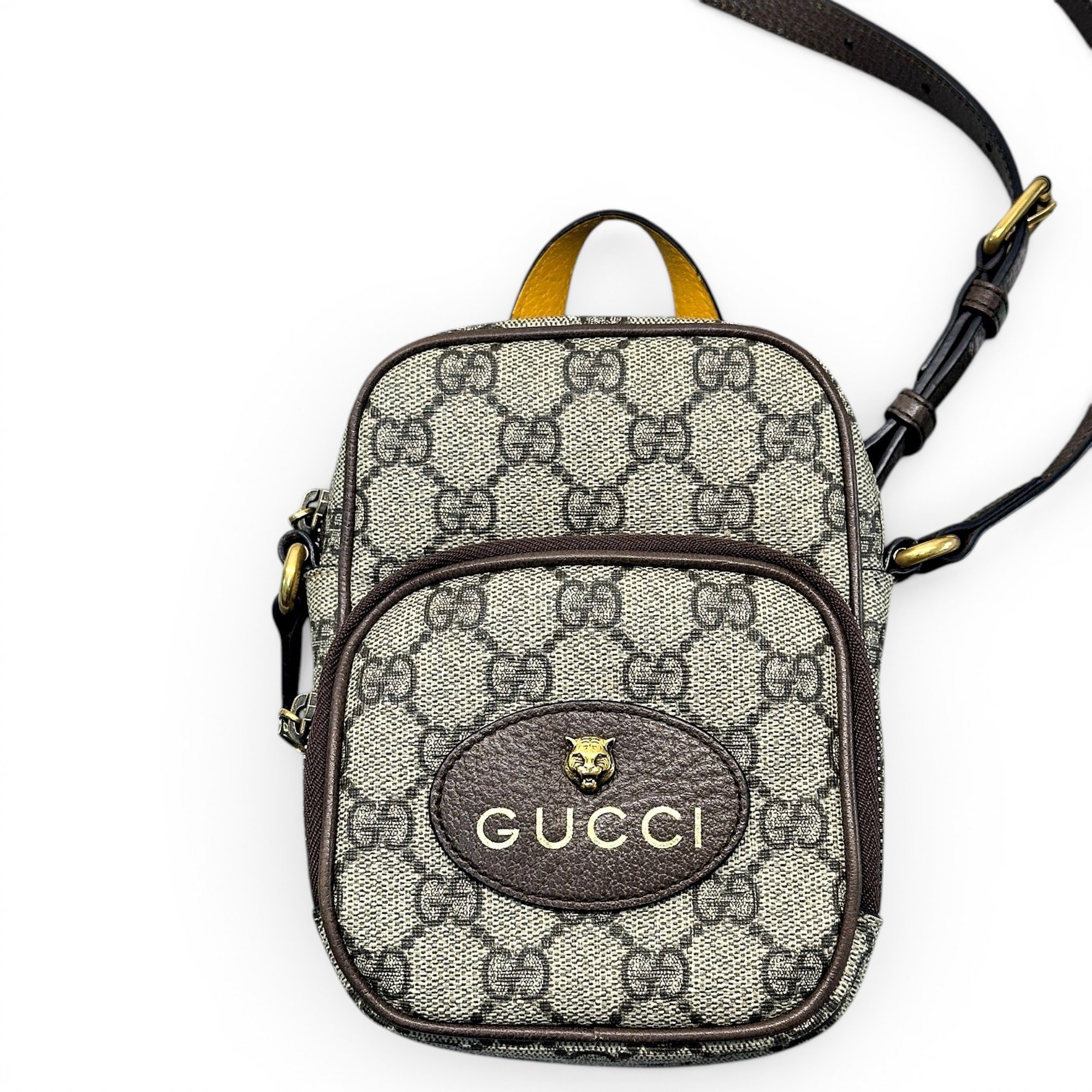 Patent leather handbag