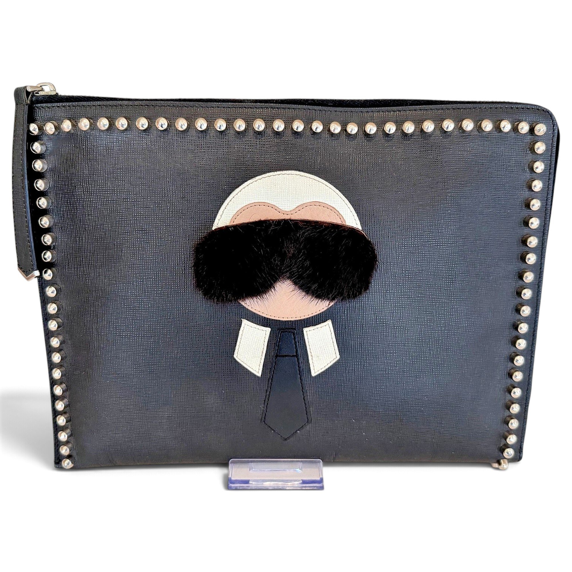Fendi Leather clutch bag
