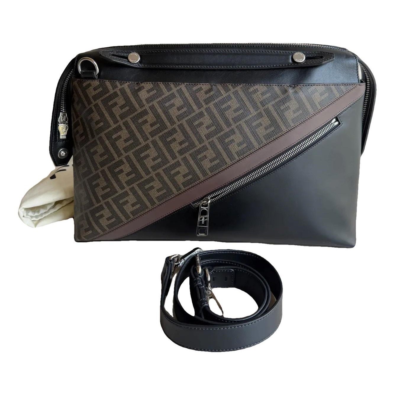 FF vinyl crossbody bag