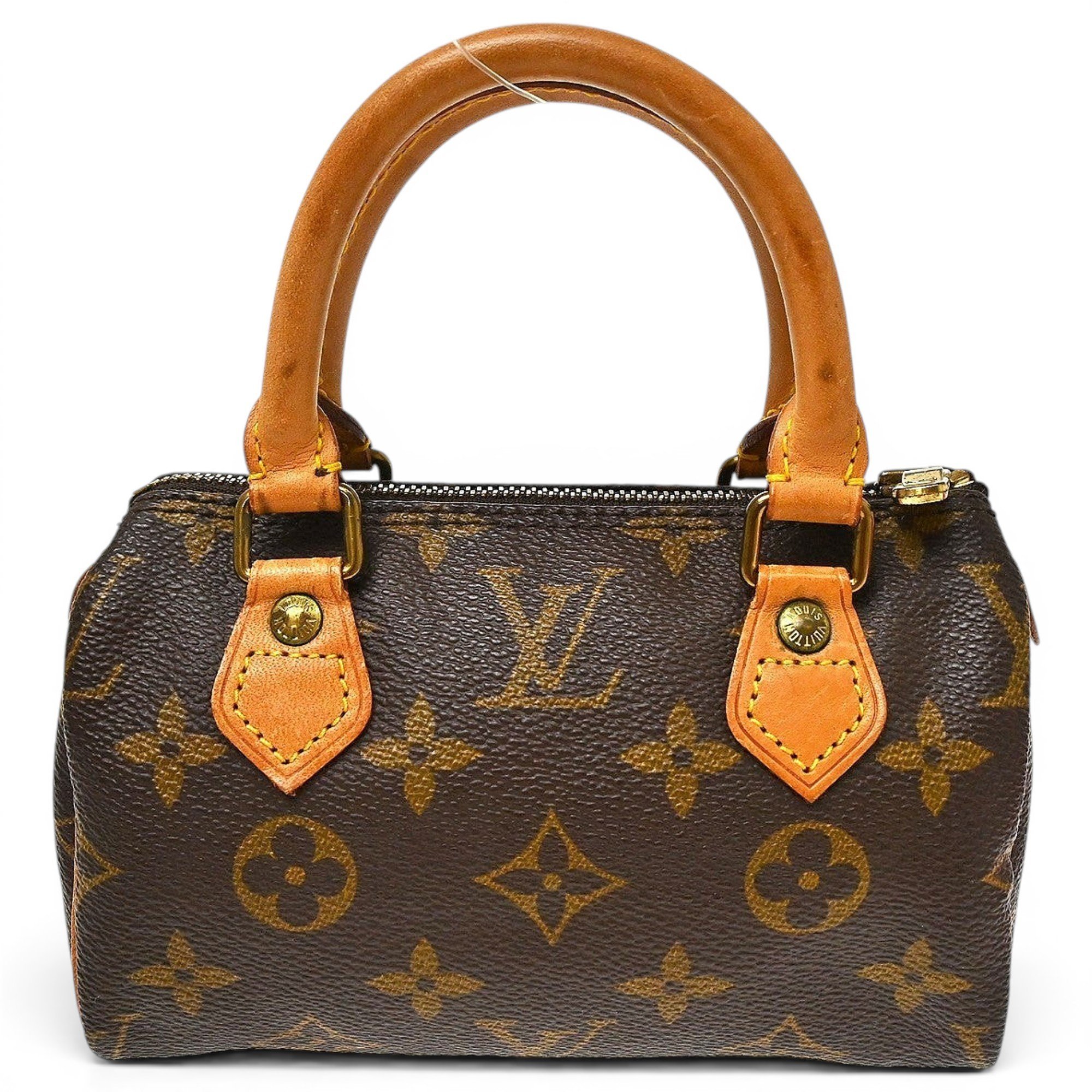 Speedy leather handbag
