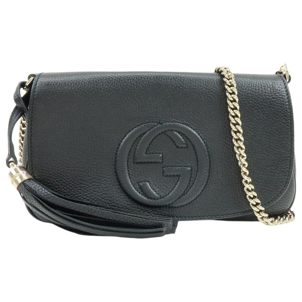Soho Chain pony-style calfskin crossbody bag