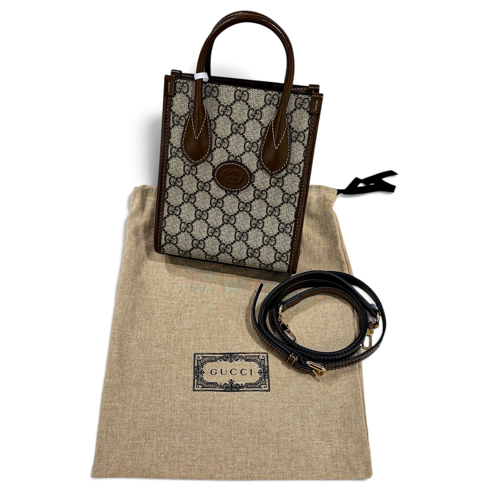 Leather tote