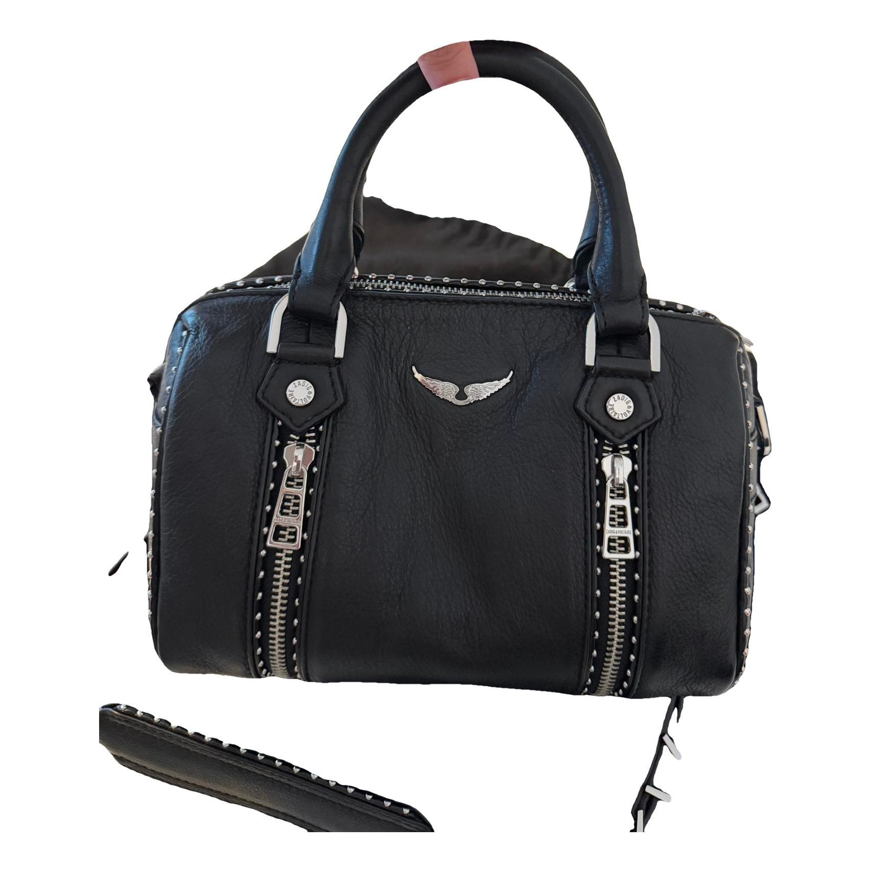 Leather crossbody bag