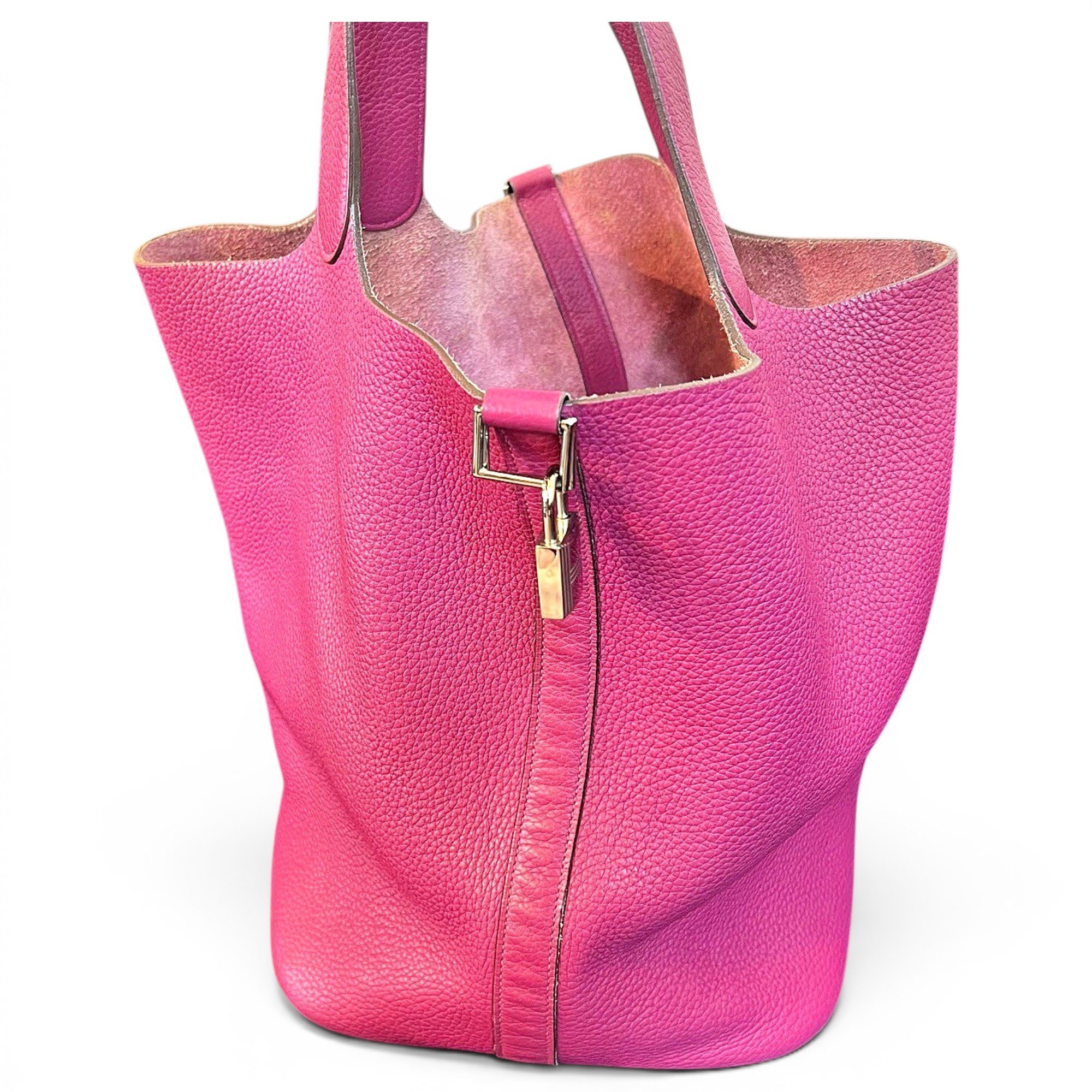 Picotin leather handbag