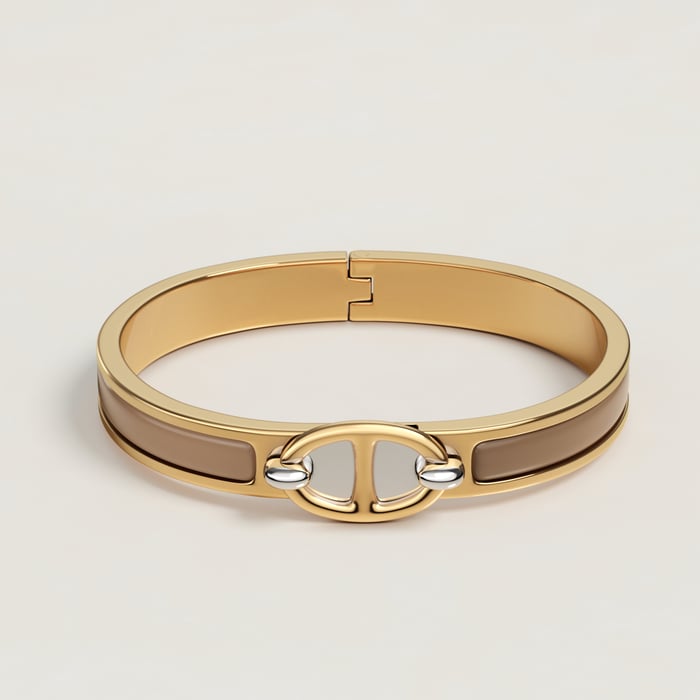 Châtaigne Mini Clic Chaine d'Ancre Bracelet