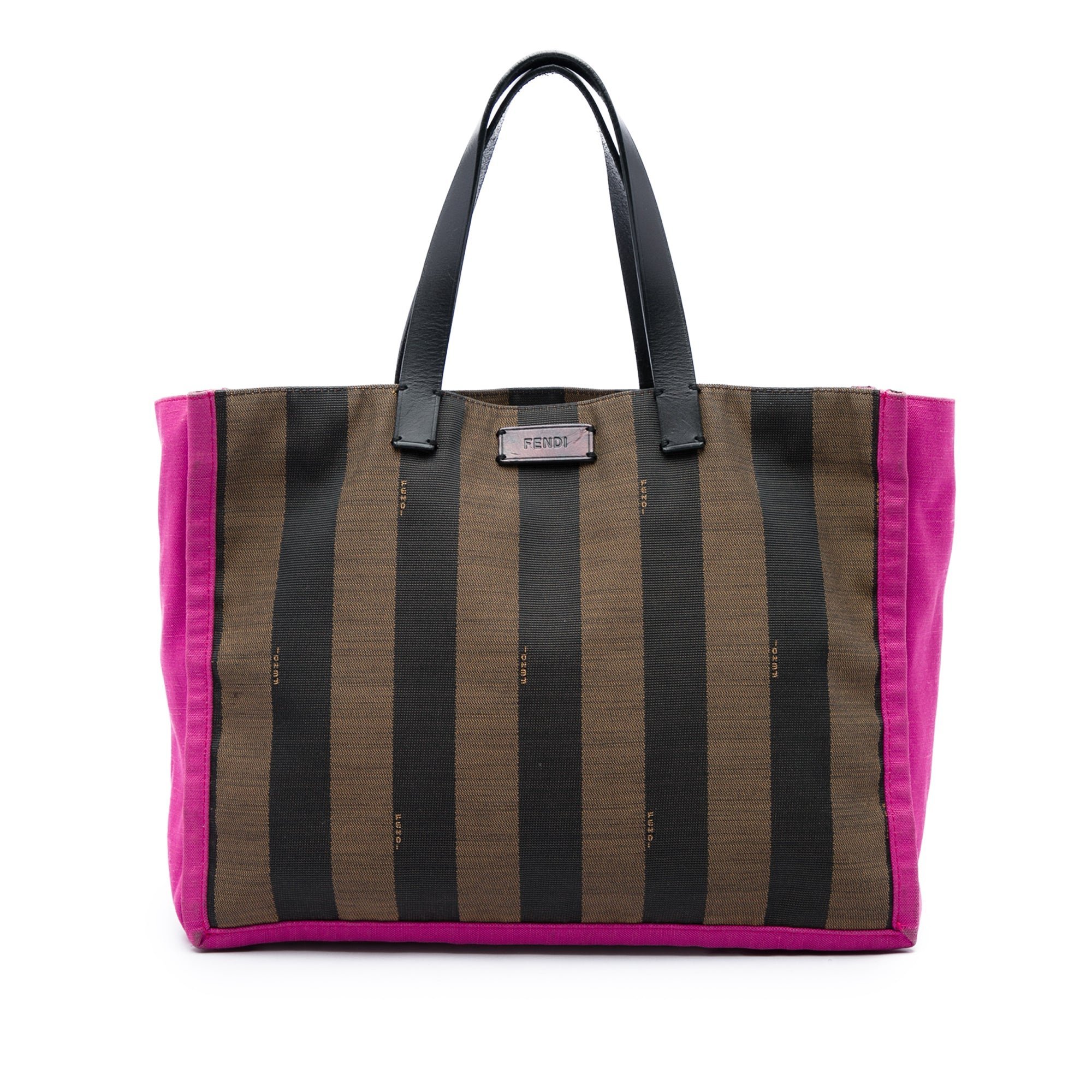 Pocket leather handbag